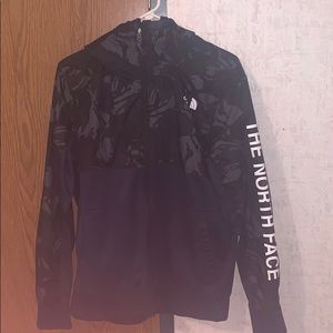 The north face zip up jacket